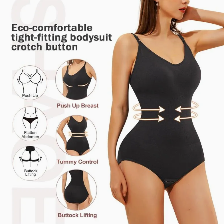 Women's Seamless Full Body Shapewear Bodysuit – Tummy Control & Waist Shaper