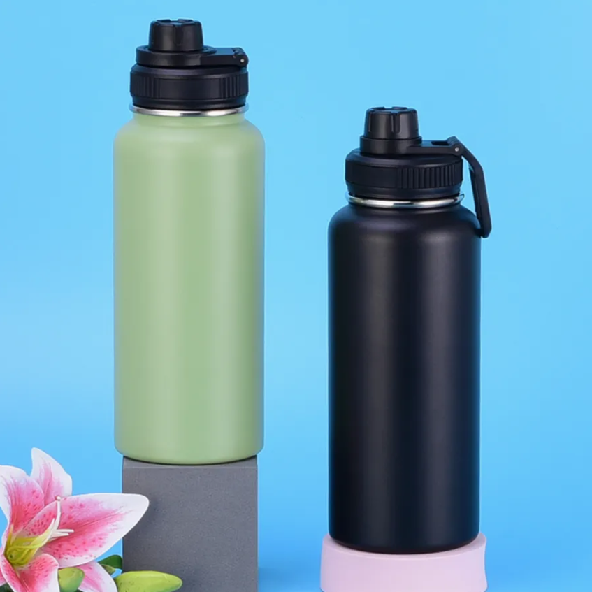 950ml Eco-Friendly Vacuum Insulated Stainless Steel Sports Water Bottle – 32oz Double Wall Flask